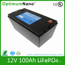 12V 100ah LiFePO4 Bateria para PV / EV / UPS / LED Lights / Militar / Médico com PCM / BMS